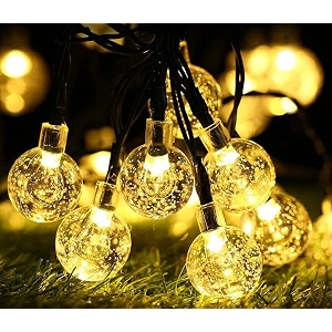 string ball light 14 led 10 feet outdoor string lights waterproof crystal globe ball fairy lights decoration lighting for diwalihome garden christmas