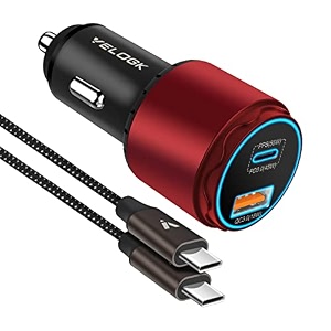 super fast type c car charger 63w turbo 45w ppspd 30 usb c car adapter