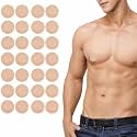 VELOHOME Men Nipple Covers for Running & Sports, Sweatproof Invisible Nipple Tape, Breathable Disposable Nipple Guards for Gym, Marathon, Cycling, Anti Chafing Chest Covers – 30 Pieces (15 Pairs)