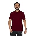VELOREX Men39s Tshirts Polyester Solid Half Sleeves