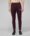 Veltick Solid Men Maroon Track Pants