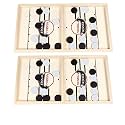 VELURA 2 Sets Wooden Fast Sling Puck Game Paced Sling Winner Hockey Board Toys Big|2 Sets Foosball Fast Sling Puck Game Toys|Other Games| Games |Toys & Hobbies