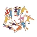 VELURA 2xA New Kind of Sports Characters in Simulated Sports Stadium 1/75 1/43 1:75|12 Pieces Sports Figures(2 Pack)|Figures & People| Model Railroads & Trains |Toys & Hobbies