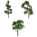 VELURA 4 Railway Scenery Layout Model Tree Pine 4.72" OO 1/75+4 Tree Ash+4 Elm Tree|1 x Model tree|Scenery & Trees| Model Railroads & Trains |Toys & Hobbies