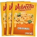Velveeta Cheese Sauce, 1 Box of 3 Pouches Original, 12 oz (Pack of 8)