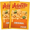 Velveeta Original Cheese Sauce Pouches, 3 ct Box with 4 oz Pouches (Pack of 2)