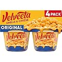 Velveeta Shells and Cheese Mac and Cheese Dinner Cups, Original, 2.39 oz, 4 Count (Pack of 6)