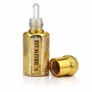 velvet brijwasi attar 6ml  earthy oud amp amber fragrance  long-lasting alcohol-free ittar  unisex concentrated perfume oil for men amp women