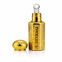 Velvet Devraaj Attar 6ml | Premium Concentrated Perfume Oil with Saffron &amp; Black Pepper | Long Lasting Alcohol-Free Traditional Fragrance | Unisex Ittar in Gold-Topped Glass Bottle
