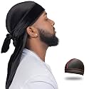 Velvet Durag for Men Wave Cap Velvet Dorag for Men Women 360 Wave