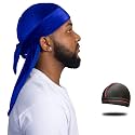 Velvet Durag for Men Wave Cap Velvet Dorag for Men Women 360 Wave
