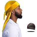 Velvet Durag for Men Wave Cap Velvet Dorag for Men Women 360 Wave