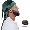 Velvet Durag for Men Wave Cap Velvet Dorag for Men Women 360 Wave