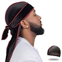Velvet Durag for Men Wave Cap Velvet Dorag for Men Women 360 Wave