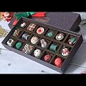 Velvet Fine Chocolates Christmas Divine Gift Box | Festive Assorted Treats | Soft Filled, Brownie Bites, Nutty Chocolates, Truffles | Handcrafted Holiday Gift | Beautifully Packaged | Pack of 1