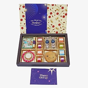 velvet fine chocolates diwali gift boxluxury bites assorted chocolates amp diyaperfect festive giftelegant packagingideal for family amp friendspack of 12 kilogram
