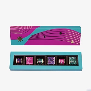 velvet fine chocolates diwali gift boxchoco bliss assorted chocolatesperfect festive gift6 unique flavorsideal for diwali celebrationspack of 1 500 gram