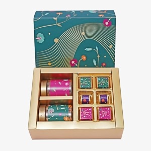 velvet fine chocolates diwali gift hamper  bountiful bliss assorted nuts amp chocolates  perfect diwali gift  elegant packaging  festive treats  pack of 1