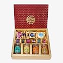 VELVET FINE CHOCOLATES Diwali Gift Hamper | Epicurean Delight | Assorted Chocolates, Cookies &amp; Trail Mix | Perfect Festive Gift | Elegant Packaging | Pack of 1,4 kg