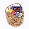 Velvet Fine Chocolates Diwali Gift Hamper | Basket of Love | Assorted Nuts &amp; Chocolates | Perfect Festive Gift | Handcrafted Delights | Pack of 1