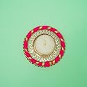 VELVET FINE CHOCOLATES Delectable Chocolates Diwali Gift Box|Assorted Chocolates &amp; Tea Light Diya|Ideal for Diwali Gift|Festive Packaging|Pack of 1, 200 gram