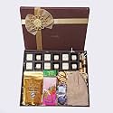 VELVET FINE CHOCOLATES Diwali Gift Hamper|Confection Overload Hamper|Assorted Nuts &amp; Chocolates|Perfect Festive Gift|Handcrafted Delights|Pack Of 1,4 Kilogram