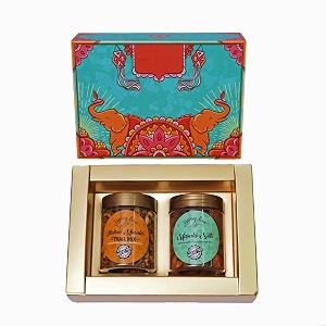 velvet fine chocolates diwali gift pack  deluxe celebration with italian trail mix amp masala nuts  ideal festive snacks  perfect diwali gift  healthy amp delicious  pack of 1
