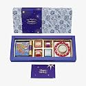 VELVET FINE CHOCOLATES Diwali Gift Set | Assorted Chocolates, Diya &amp; Greeting Card | Perfect Festive Gift | Elegant Packaging | Ideal for Celebrations | Pack of 1, 1.5 kilogram