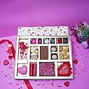 VELVET FINE CHOCOLATES Love Confections Gift Box | Assorted Chocolates | Perfect Valentines Gift | Elegant Packaging | Handcrafted Treats | Pack of 1,2 kg