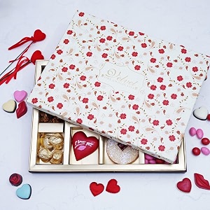 velvet fine chocolates luxurious love gift box  assorted chocolates  perfect valentines gift  elegant packaging  handcrafted treats  pack of 12 kg