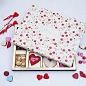 VELVET FINE CHOCOLATES Luxurious Love Gift Box | Assorted Chocolates | Perfect Valentines Gift | Elegant Packaging | Handcrafted Treats | Pack of 1,2 kg