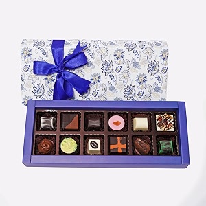 velvet fine chocolates premium delectable delight box 12 pcs assorted chocolate gift box for birthday anniversary diwali holi rakhi christmashandmade chocolates pack of 115 kilogram