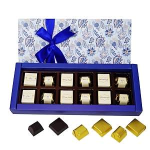 velvet fine chocolates premium delicious chocolates box 12 pcs assorted chocolate gift box for birthdayanniversarydiwaliholirakhichristmas amp special occasionspack of 11500 gram