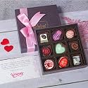 VELVET FINE CHOCOLATES Premium Hamper Her|9 Pcs Assorted Chocolate Box Birthday,Anniversary,Valentine,New Year &amp; Special Occasions|Handmade Chocolates|Pack Of 1,780 Gram