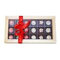 VELVET FINE CHOCOLATES Truffle Christmas Delight|Assorted Truffles|Cranberry, Dark, White, Oreo, Milk, Coconut|Handcrafted Festive Treats|Pack Of 1,1.5 Kilogram