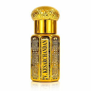 velvet kesar chandan attar 6ml  saffron amp sandalwood warmth  long lasting alcohol-free concentrated perfume oil  unisex ittar for men amp women
