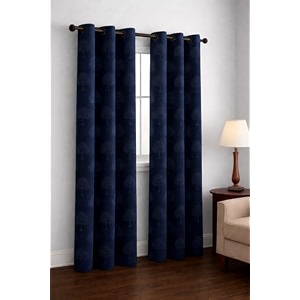 Velvet Long Door Curtains 9 Feet Set