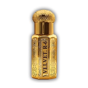 velvet r-6 attar 6ml  high-energy blend for power passion amp confidence  long lasting alcohol-free concentrated perfume oil  unisex ittar for men amp women