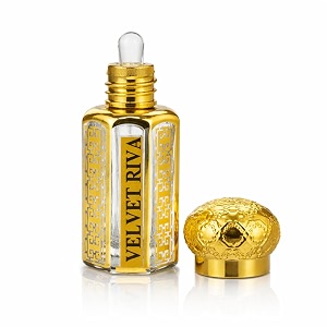 velvet riva attar 6ml  crisp green amp woody harmony  long lasting alcohol-free concentrated perfume oil  unisex ittar for men amp women