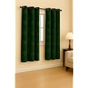 Velvet Window Curtains 5 Feet Set of