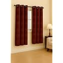 Velvet Window Curtains 5 Feet Set of