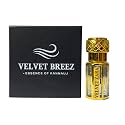 Velvet Zara Attar 6ml | Soft Woody &amp; Musky Base for a Refreshing Trail | Long Lasting Alcohol-Free Concentrated Perfume Oil | Unisex Ittar for Men &amp; Women
