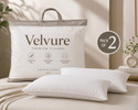 velvure Microfibre Sleeping Pillow Pack of 2