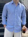 Velzora Men Striped Casual Multicolor Shirt