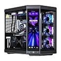 Velztorm LCD Black Praetix Custom Built Y70 Touch Gaming Desktop PC (GeForce RTX 5090 32GB (>4090), Liquid Cooled Intel i9-14900K, 32GB DDR5, 2TB PCIe SSD, 1000W PSU, WiFi 6E, Win11Pro)