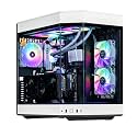 Velztorm White Praetix Custom Built Y60 Gaming Desktop PC (GeForce RTX 5080 16GB (>4090), Liquid Cooled Intel i9-14900K, 32GB DDR5, 2TB PCIe SSD, 1000W PSU, WiFi 6, Win 11 Pro)