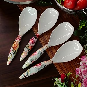 serving spoon long handled serving spoon table wareset of 4 piece pure melamineservice spoon 24 centimeter