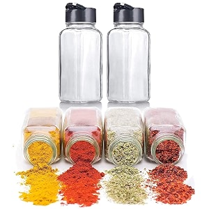 vency 100ml transparent glass salt shaker for professional best spice mill salt and pepper shakers set spice dispenser small salt and pepper grinder salt or pepper shaker pack of 2