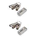 Vending Machine Lock,7 Pins Cylinder Lock with Tubular Same Key for Soda Vending Machine,Coke Snack Machine,Coffee Maker,Candy Machine,Key aliked Number 1087,2 Set