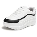 Vendoz Women White Casual Stylish Sneakers